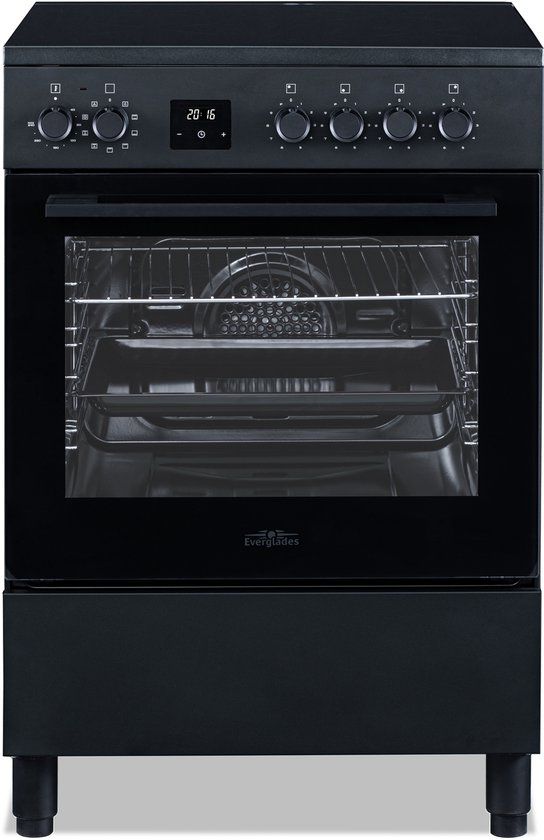 Everglades EVCK6250 Pro Line - Inductiefornuis - Mat Zwart - 60 CM