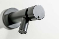 Plieger Toiletkraan Napoli Inbouw Rond Mat Zwart Zelfsluitend