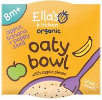 ella's kitchen Oatybowl apple banana poppy seeds 8+ maanden bio 130G