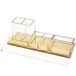 Expurtan Bureau-organizer van acryl, 4-delige bureauset + acryl liniaal, bureau-organisatie voor kantoor of thuis