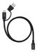 Nanocable 10.01.4801 Câble USB USB 3.2 Gen 2 (3.1 Gen 2) 1 m USB A/USB C Noir