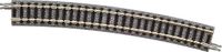 Tomytec Basic-Tracks, 4 gebogen rails, 15°, r 541 mm
