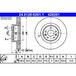 ATE Lot De 2 Disques De Frein 24.0128-0261.1 Renault 40 20 600 12r
