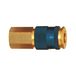 Riegler 107672-248.24 Onmiskenbare snelkoppeling NW 7,8, G 3/8 IG, blauw, 1 stuk