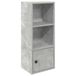 VidaXL Boekenkast 31x24x102 cm bewerkt hout betongrijs