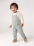 VERTBAUDET Twill tuinbroek voor babyjongens saliegroen