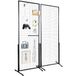 VEVOR 2 x 5.6' Grid Wandpanelen Tower, 2 Packs Wire Gridwall Display Racks met T-Base Floorstanding