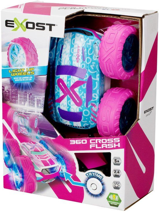 Merkloos Exost 360 Cross Amazone RC Auto Licht Roze/Blauw