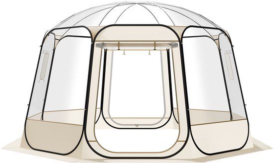 Vevor Pop-up Bubble Tent, 366 x 345 x 220 cm, Transparant