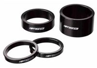 FSA Headset Spacer Aluminium 10 mm Black 1 1/8"