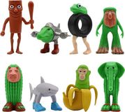 Allecto plus Tung Tung Tung Sahur-figuur, rouge, imprimé en 3D, Tralalero Tralala, BRR Patapim, objet de collection