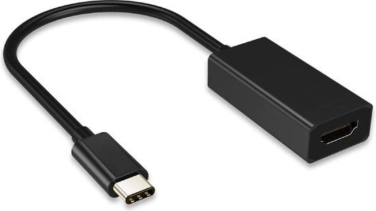 Cablexpert USB-C naar DisplayPort adapter met DP Alt Mode - zwart - 0,15 meter