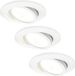 LEDVION LED Inbouwspot - 3x - Wit - 7W - IP65 - CCT - Ø90mm - Badkamer - Dimbare LED Lamp