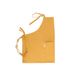 Icecat Tablier, coton bio, ocre chiné