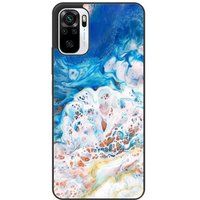 Xiaomi Redmi Note Marbre ocean Verstevigd hoesje met sublimatie bedrukking
