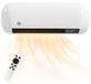 HOMCOM Wandheater 2000W, keramisch wandverwarmingsapparaat met ventilator en thermostaat