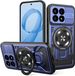 Techsuit Hoesje geschikt voor Xiaomi Poco F8 Pro - RuggedCam Back Cover - Geschikt voor MagSafe - Blauw