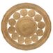 Tapis rond en jute ajouré 120 cm