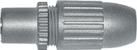Axing CKK 5-00 Coax-connector female, recht Kabeldiameter: 6.8 mm