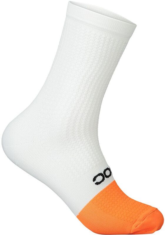 POC Flair Mid-High Socks, White - 7325549939684