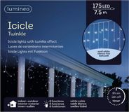 Lumineo Ijspegelverlichting - helder wit - 175 LED lampjes - buiten - 7,5 m