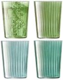 L.S.A. Gems Tumbler Glas 560 ml Set van 4 Stuks Assorti