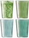 L.S.A. Gems Tumbler Glas 560 ml Set van 4 Stuks Assorti