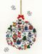 Bothy Threads Borduurpakket Kerstbal XKA15