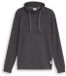 Tom Tailor - Snood-shirt met lange mouwen en wafelstructuur - Maat L - Tarmac Grey