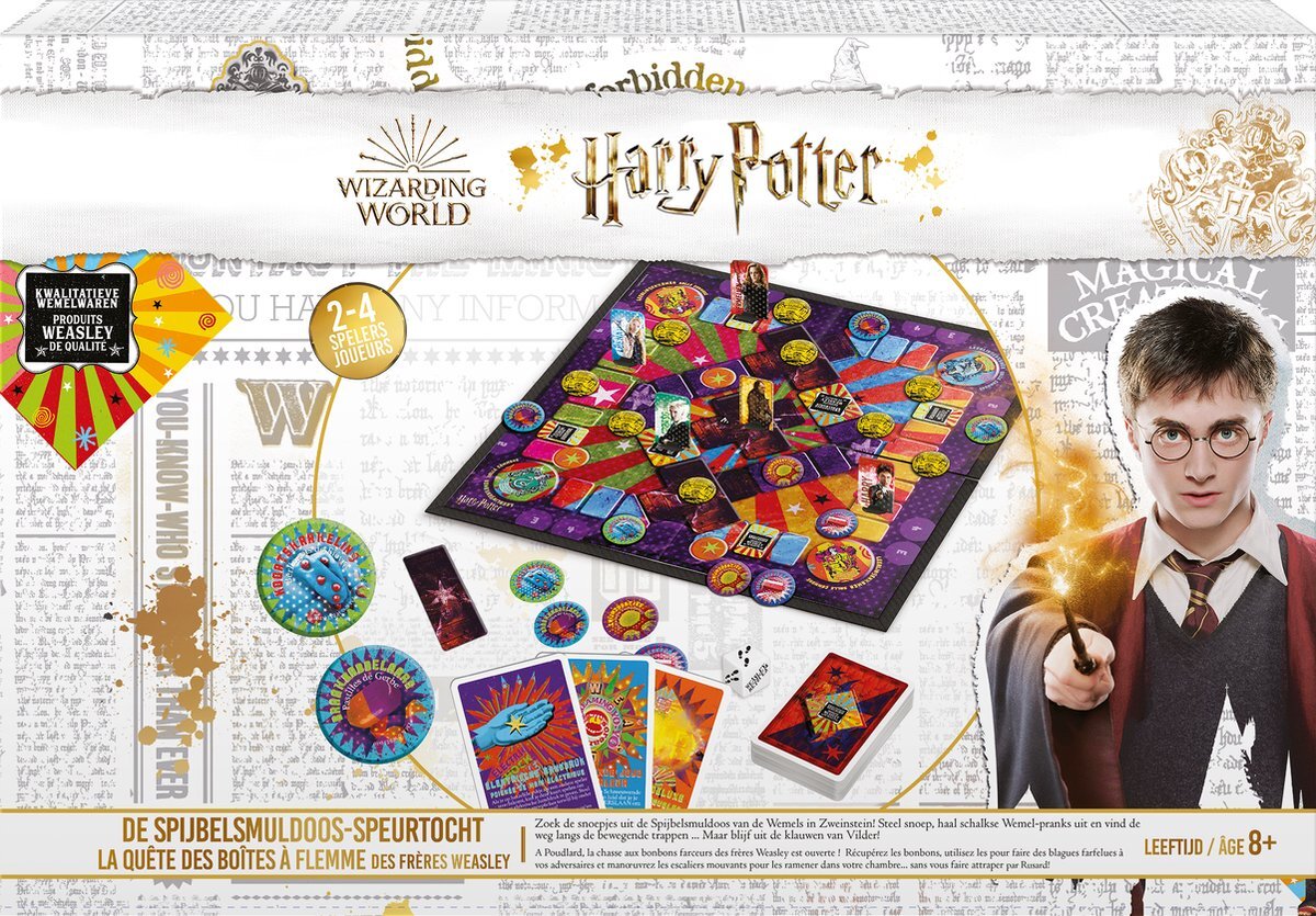 Wizarding World of Harry Potter Harry Potter - Bordspel - Skiving Snackbox Scavenge - De Spijbelsmuldoos Speurtocht