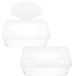 Boîte de rangement étanche - Distributeur de lingettes - Robuste - Pratique - Portable - Couvercle transparent