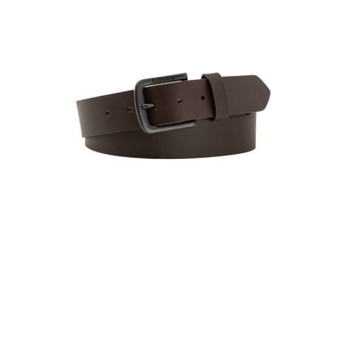 Levi's Seine leren riem - Donkerbruin
