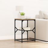 vidaXL Table d'appoint Artisan Chêne 41 x 40 x 60 cm