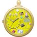 Le Carose ORCIP04 Zakhorloge voor dames, casual, uien, artikelnummer, Geel, Modern