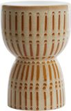 Light & Living Table d'appoint Finca - Blanc - 28.5x28.5x42cm - Moderne