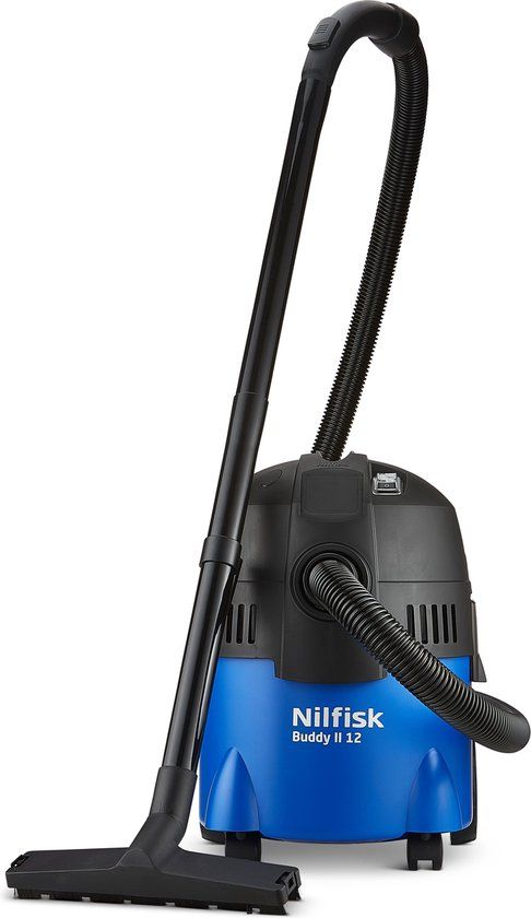 Nilfisk Buddy II 12 Car Edition - Cylinder Vacuum Cleaner - 12L - 250W - Blue