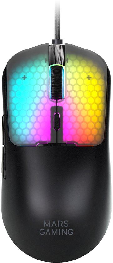 Mars Gaming MMVIPER muis Gamen Rechtshandig USB Type-A + USB Type-C Optisch 12800 DPI