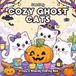 Cozy Ghost Cats Coloring Book for Kids
