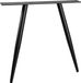 WOOOD Tablo 2-Standen Poot Conisch Metaal Zwart 72x79x10 cm