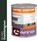 Afinol Zijdeglans Lakverf Grachtengroen (RAL 6012) 750 ml