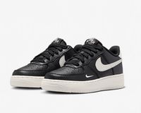 Nike Air Force 1 MS Sneakers Zwart/Wit Leer/Synthetisch Maat 38