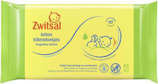 Zwitsal Zwitsal Billendoekjes Lotion - Baby - 2x (8x65stuk)