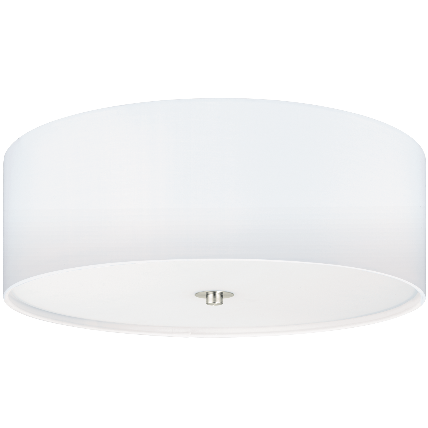 EGLO Pasteri Plafondlamp - 19,5 cm - E27 - Glas, Staal, Stof/Weefsel