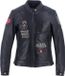 Von Dutch X Helstons Pretty Dames Motorfiets Lederen Jas Zwart XL