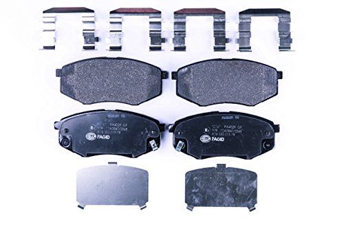 HELLA PAGID 8DB 355 019-791 Remblokkenset - T2167 - Dikte: 17.7mm - Met akoestische slijtagewaarschuwing - voor o.a. HYUNDAI / KIA