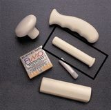 Homecraft Kings Verdikt handvat voor bestek, buisvormig, extra zwaar 2,5 mm, PVC, Wit