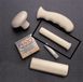Homecraft Kings Verdikt handvat voor bestek, buisvormig, extra zwaar 2,5 mm, PVC, Wit