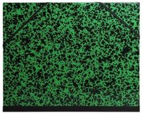 Exacompta Tekenmap 52x72cm Groen Zwart met Elastiek