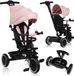 Lionelo Berry Driewieler 2in1 - roze