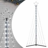 VidaXL LED-kerstboom 339 LEDs koud wit 182 cm